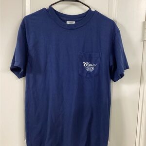 Gruene Texas Blue Short Sleeve Tee Classic Design